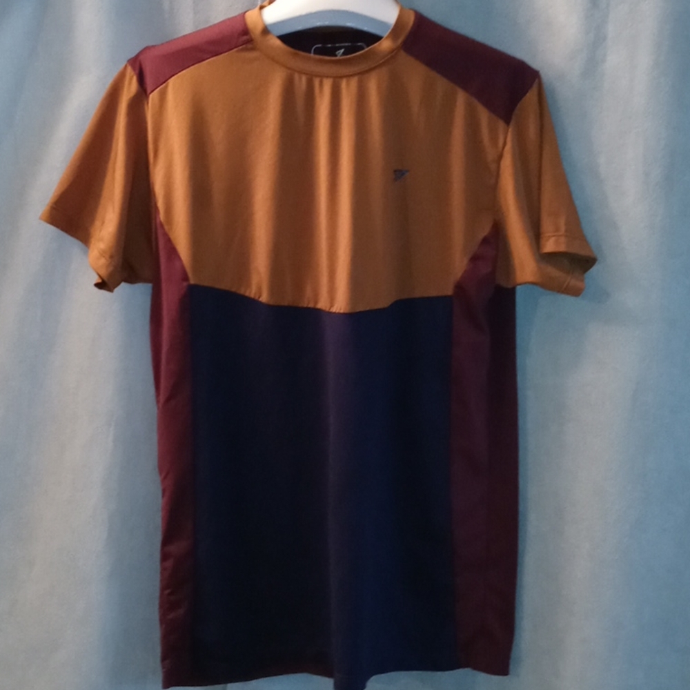 Workout Sports polyester t-shirt color block